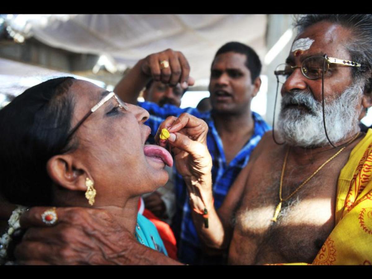 Foolproof arrangements for fish prasadam distribution